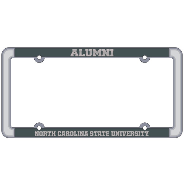 Pewter Like Thin Auto Frame Alumni